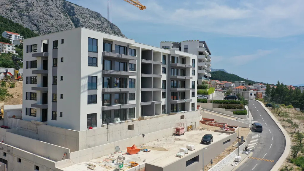 Makarska – Budynek mieszkalny w centrum miasta w budowie