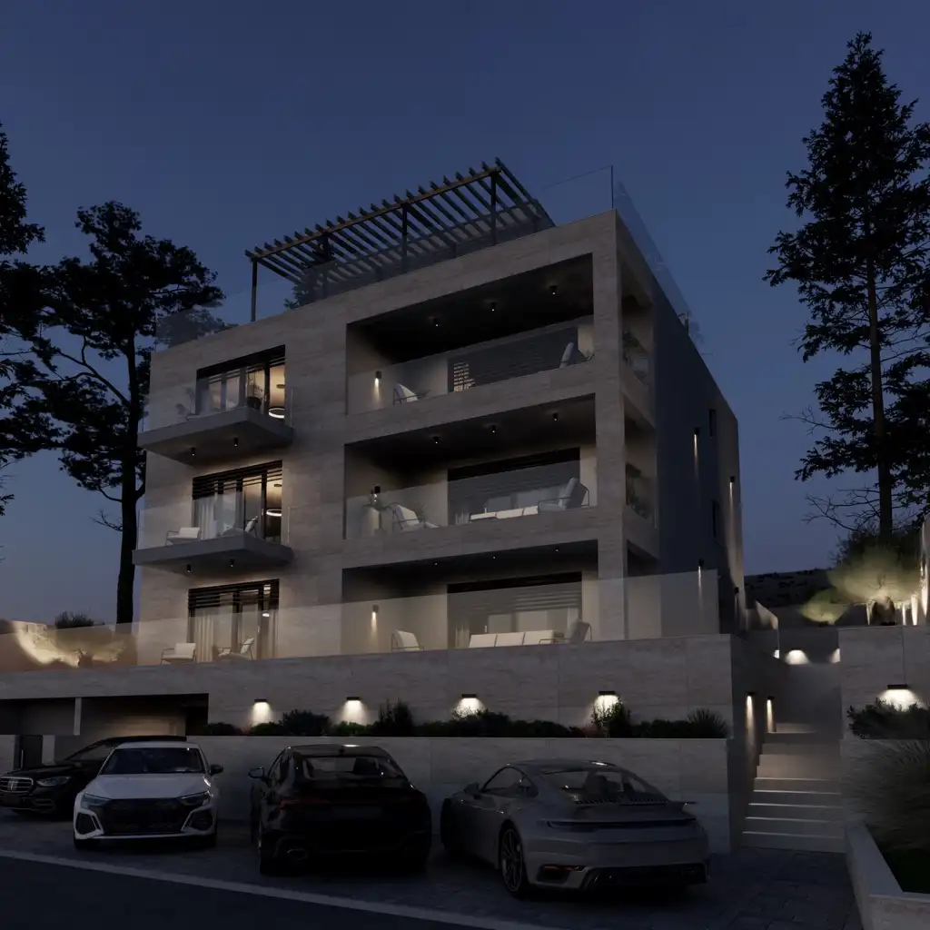 Postira, Brač – stanovi u novogradnji 140 m od mora