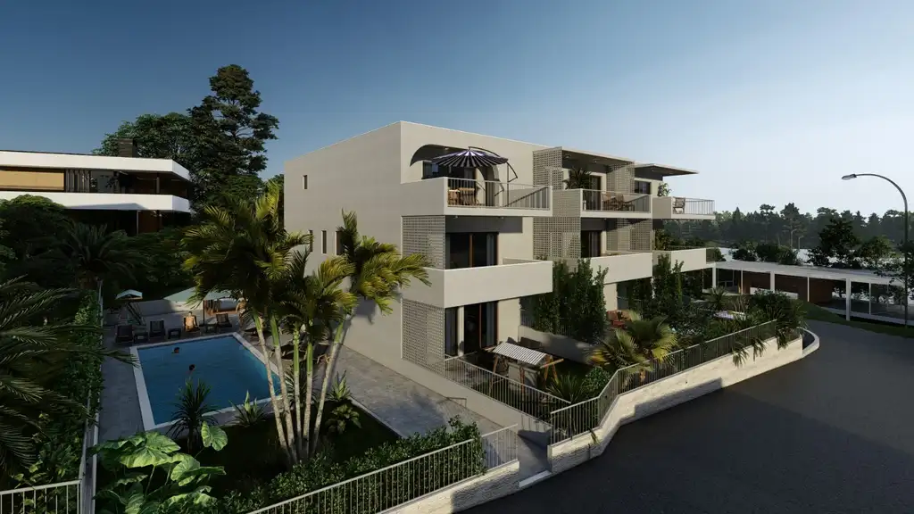 Чиово, Слатине - Современная новостройка в непосредственной близости от моря