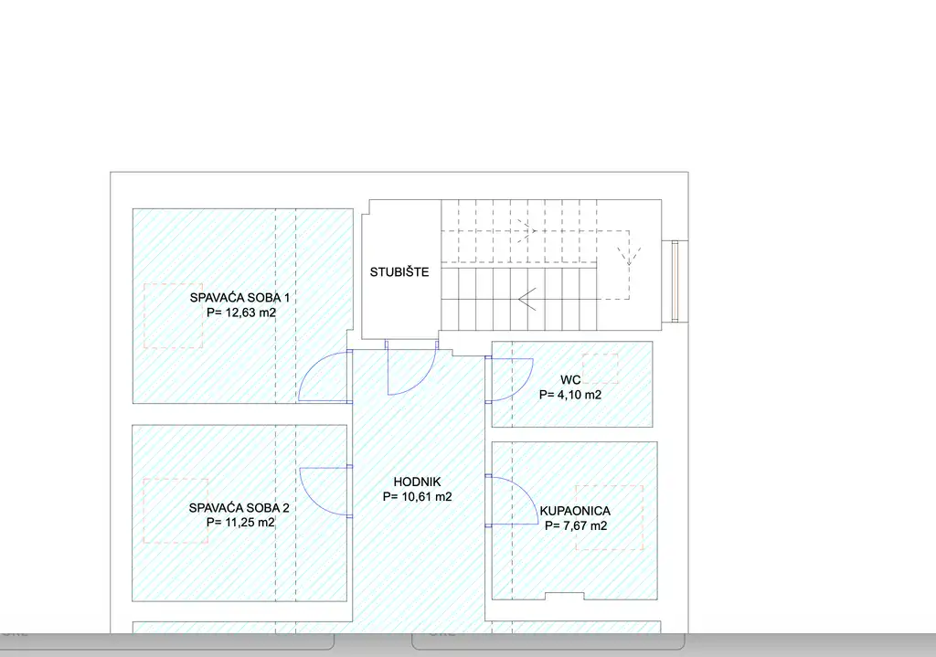 Zagreb, Srebrnjak - moderan trosoban stan u potkrovlju