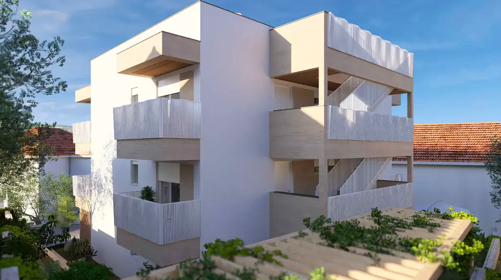 Marina, Poljica - Nowoczesne budownictwo w pobliżu morza