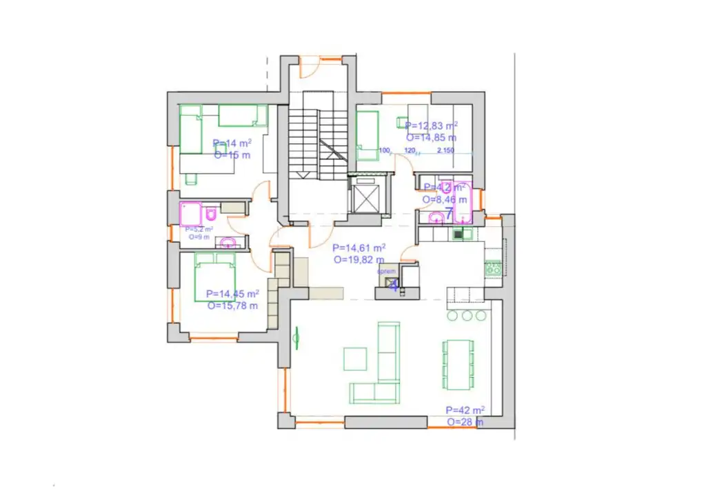 Zagrzeb, Medvešćak - przestronne i jasne mieszkanie do wynajęcia