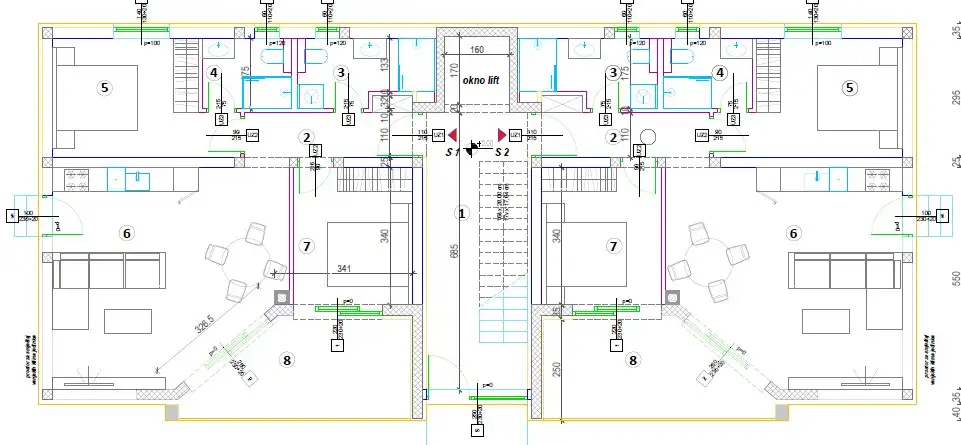 Privlaka – apartment 88 m², yard 90 m², 120 m from the sea