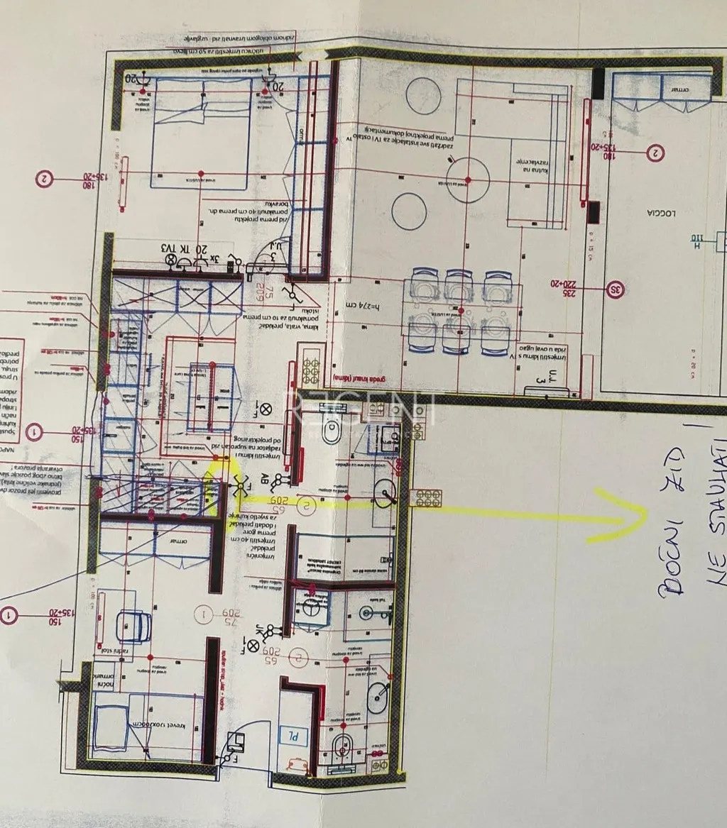 Záhřeb, Trešnjevka - moderní třípokojový penthouse s garážovým stáním 92 m2 novostavba