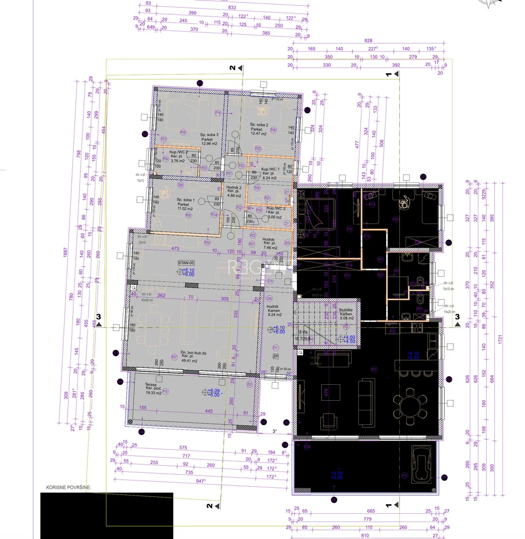Zadar, Sukošan - Luxusný penthouse 172 m2 novostavba