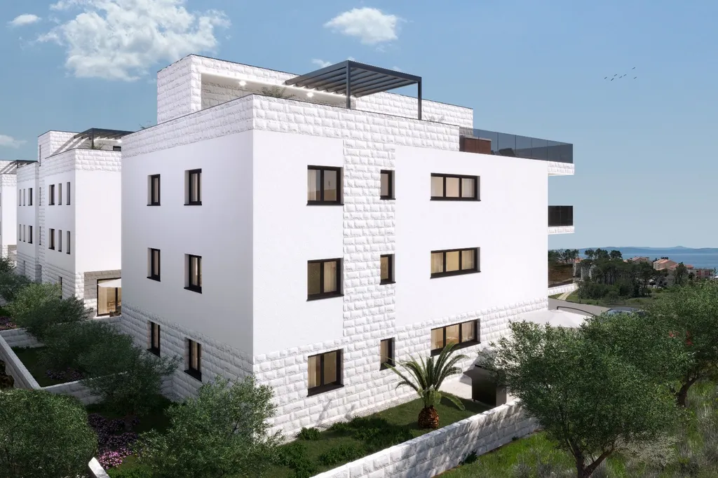 Zadar, Privlaka - Luxusní komplex tří obytných vil 70 m od moře