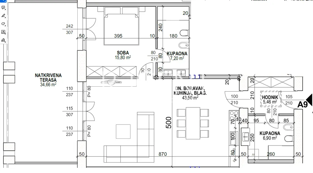 Opatija, Centrum - Luxusní byt ve vile na jedinečné lokalitě, 113 m2