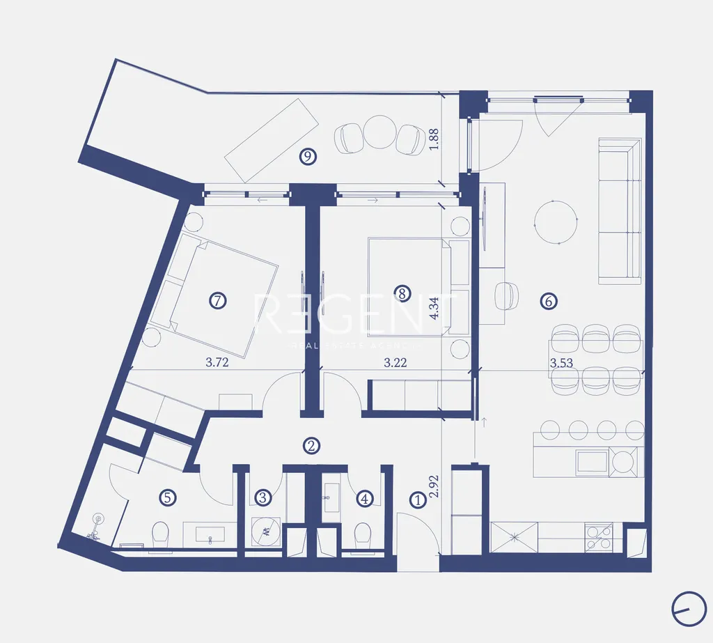 Istria, Savudria, Crveni Vrh – Appartamento Petram Resort in un complesso di lusso di 93 m2