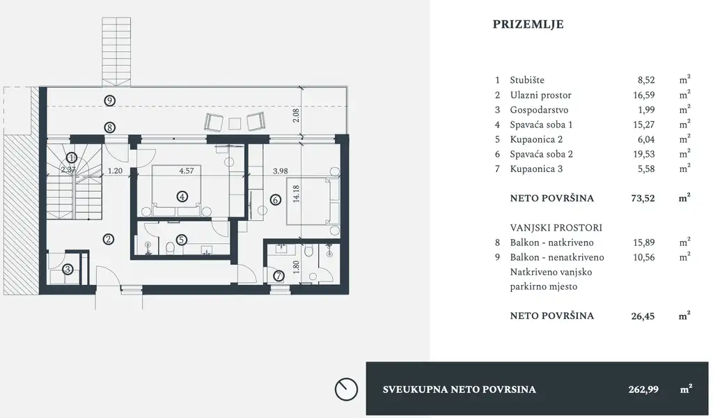 Istria, Petram Resort – villa 263 m², giardino, playroom, vista mare
