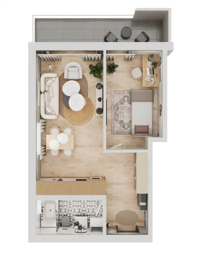 Zagreb, Jarun - appartement de luxe de trois pièces