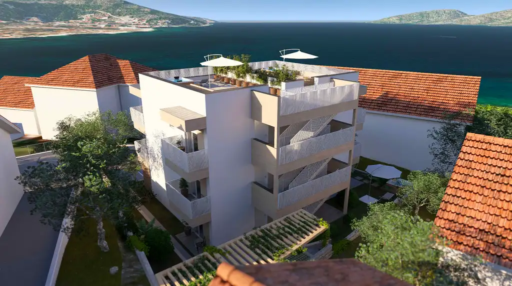 Marina, Poljica - Nowoczesne budownictwo w pobliżu morza