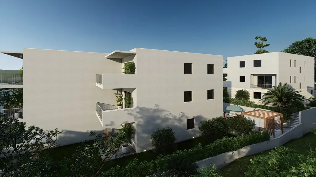 Чиово, Слатине - Современная новостройка в непосредственной близости от моря