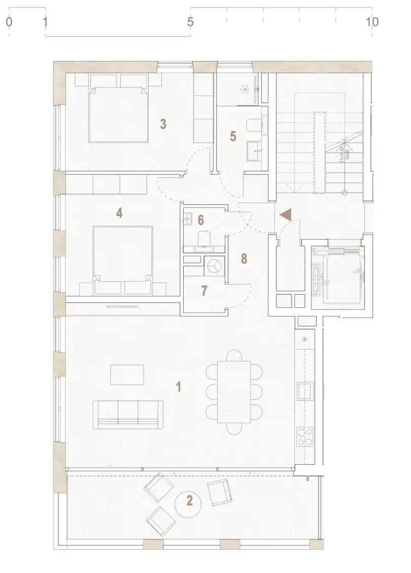 Trogir, Seget Donji – Luxusný apartmán s výhľadom na more, novostavba