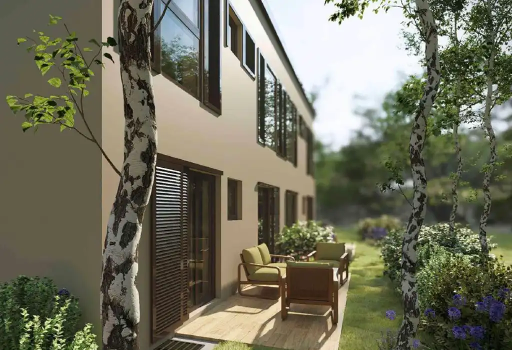 Omišalj, Krk – Neubau mit 4 Zweizimmerwohnungen, Abstellräumen und 2 Parkplätzen