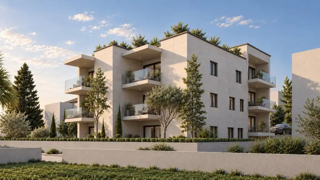 Mandre, Pag – nouvelle construction 42–118 m², premier rang face à la mer