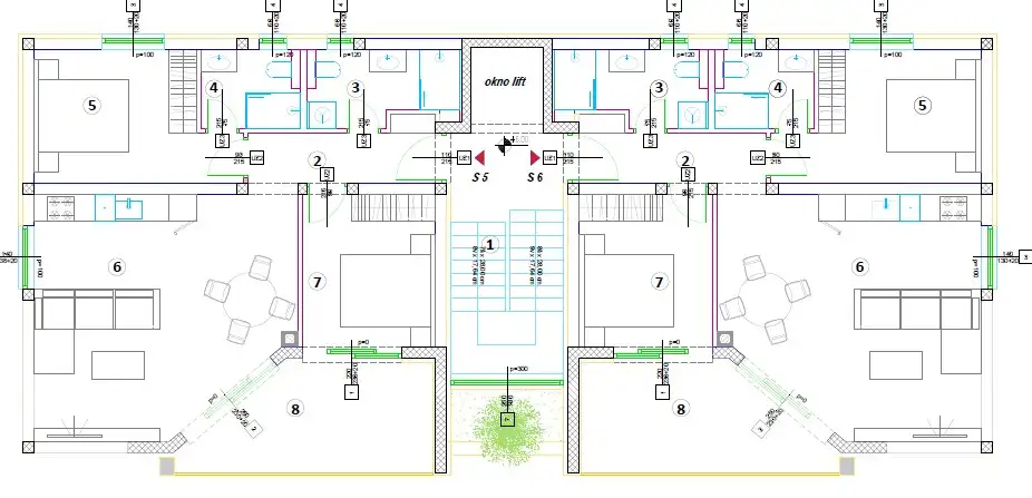 Privlaka – apartment 94 m², roof terrace 75 m², 120 m from the sea