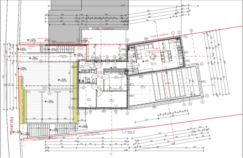 Záhřeb, Horní Město - Exkluzivní penthouse ve výjimečné lokalitě 121 m2, novostavba