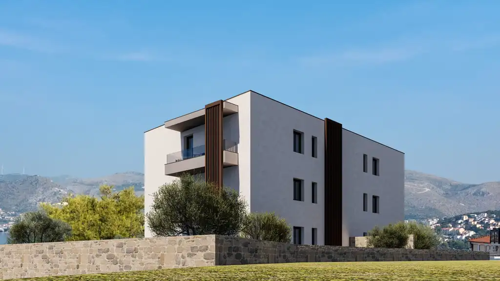 Trogir, Okrug Novi - Nuova costruzione moderna con vista mare