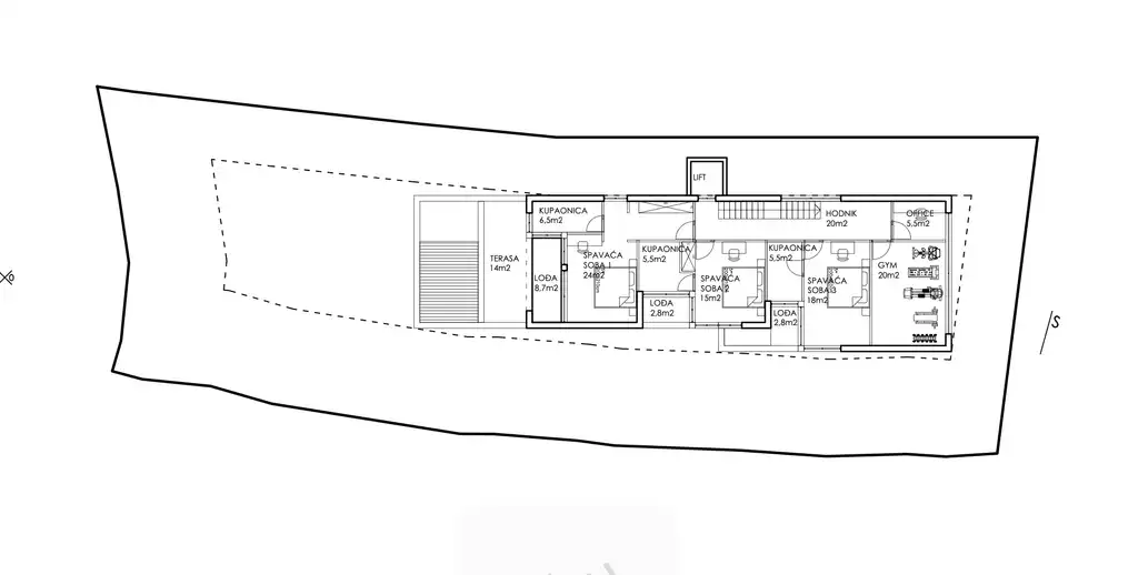 Korčula - stavební pozemek s projektem