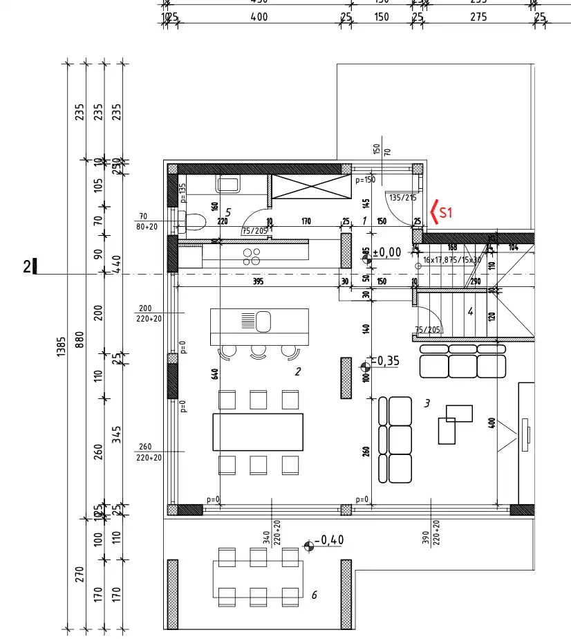 Castelli, Kaštel Stari – appartamento trilocale a due piani con giardino e vista