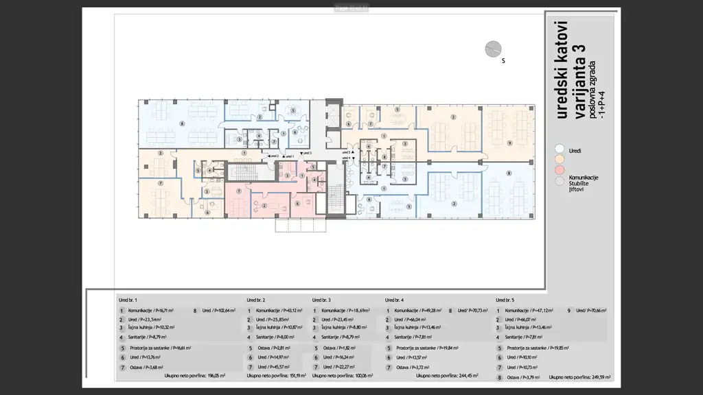 Zagabria, Lanište – uffici al 2° piano di un moderno edificio per uffici