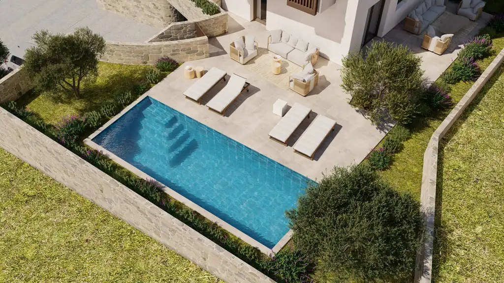 Trogir, Okrug Novi - Nuova costruzione moderna con vista mare