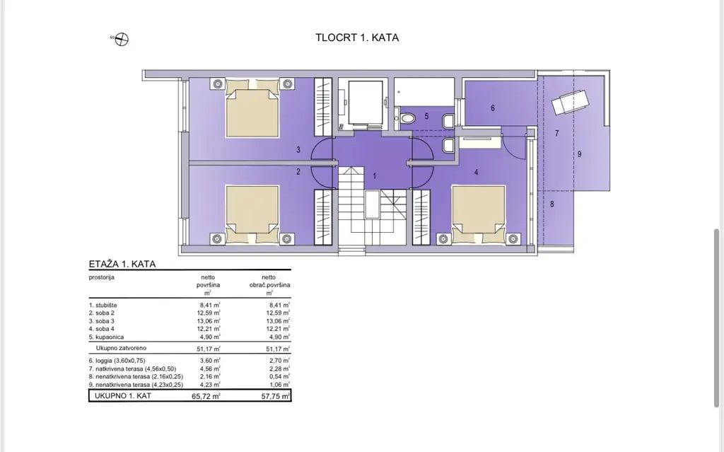 Kaštel Štafilić - Vila s krovnom terasom i bazenom u blizini plaže