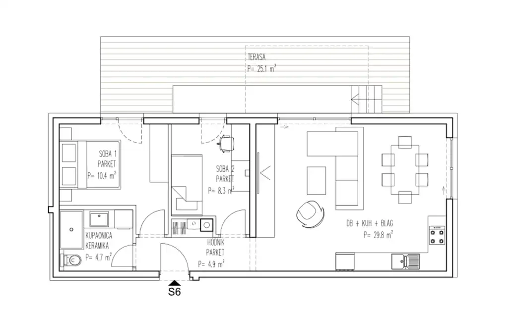 Zagreb, Brezovica– stan 2SS, 80,15 m² s vrtom, terasa, novogradnja