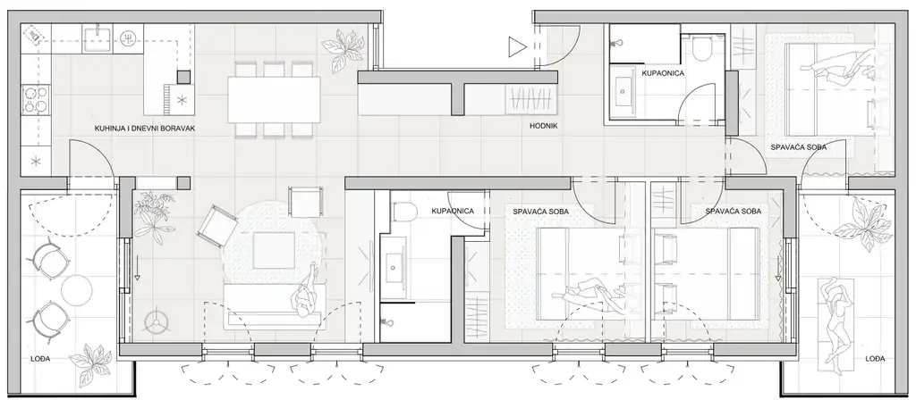 Zadar, Sv. Filip i Jakov - Molum Hotel & Residence čtyřpokojový apartmán