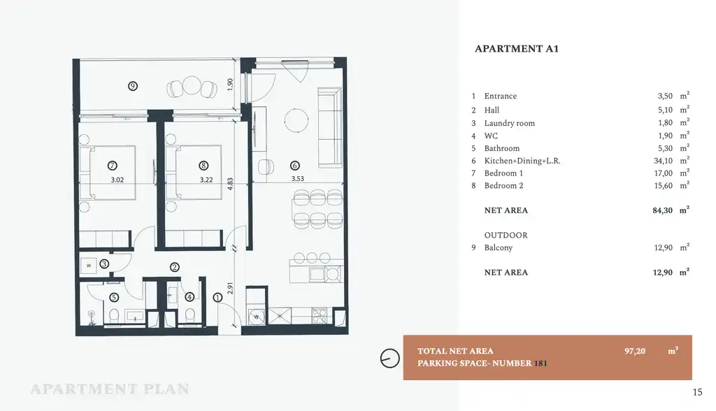Istra, Savudrija, Crveni Vrh – Petram Resort Stan u luksuznom kompleksu 84 m2