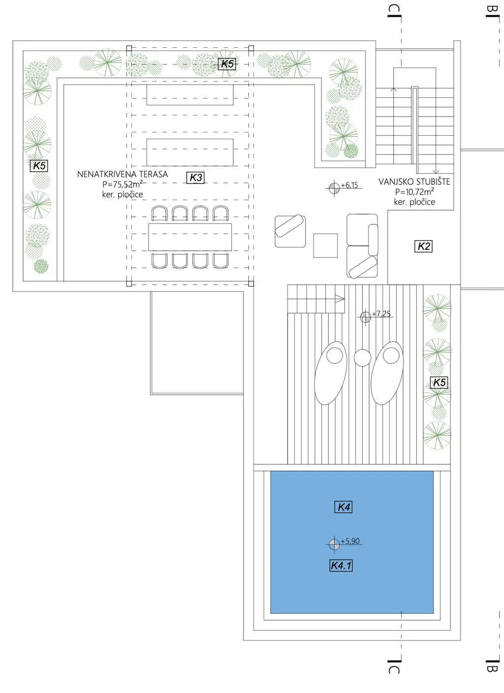 Trogir, Marina - Three-bedroom apartment with a pool in a modern new building