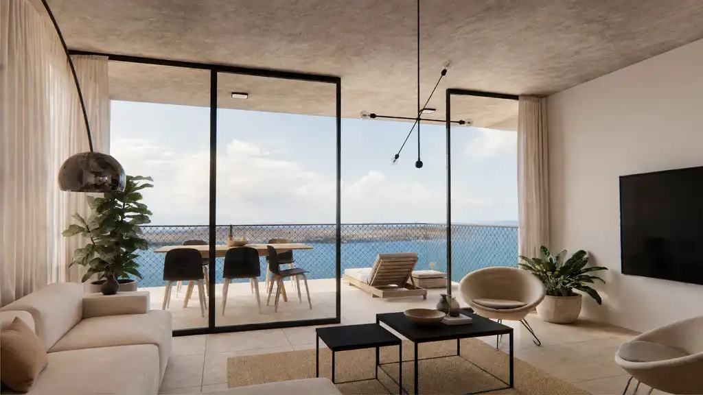Ugljan — construction neuve avec 4 appartements, parking et vue sur la mer