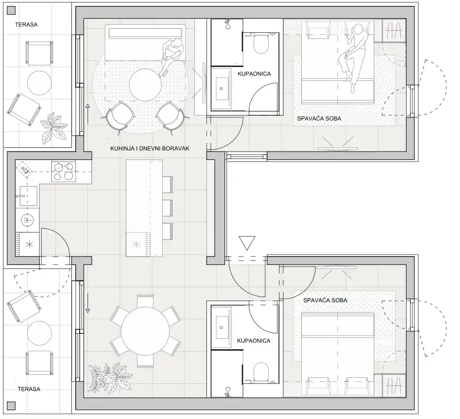 Zadar, Sv. Filip i Jakov - Molum Hotel & Residence trosoban apartman