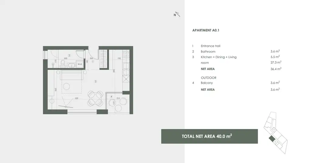 Istra, Savudrija, Crveni Vrh - "Golf Residence" jednopokojový apartmán
