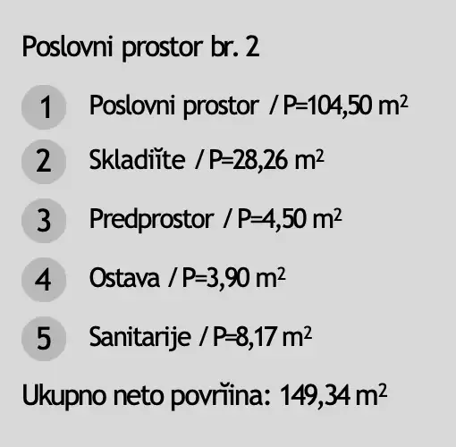 Zagabria, Lanište - locale commerciale al piano terra di un edificio moderno