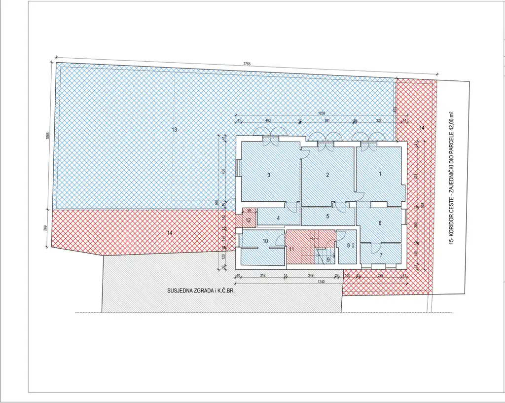 Split, Bačvice - Stan s 3 apartmanske jedinice i prostranim vrtom