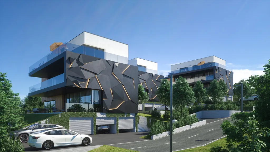 Zagabria, Gračani - Progetto di complesso residenziale di lusso, nuova costruzione
