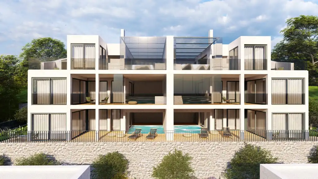 Trogir, Marina – Wohnungen 119–175 m² mit privaten Pools, 150m vom Meer