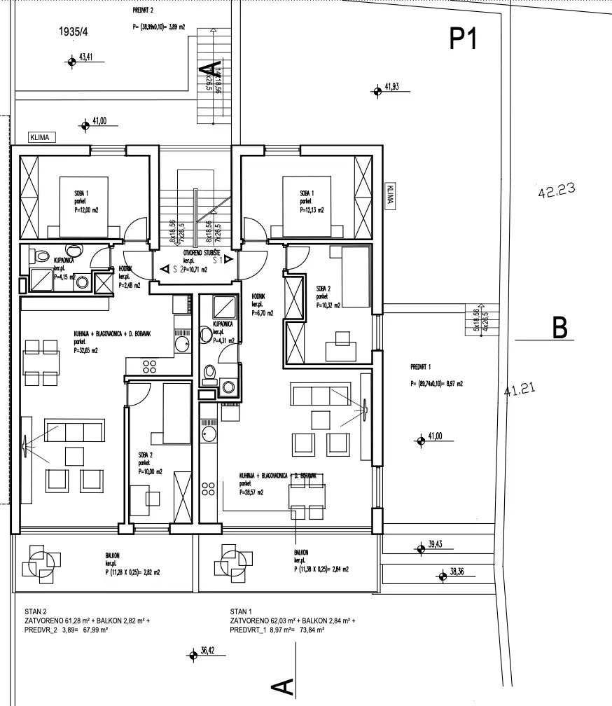 Split, Podstrana - Moderan dvosoban stan 68 m2 novogradnja *Ekskluzivna prodaja