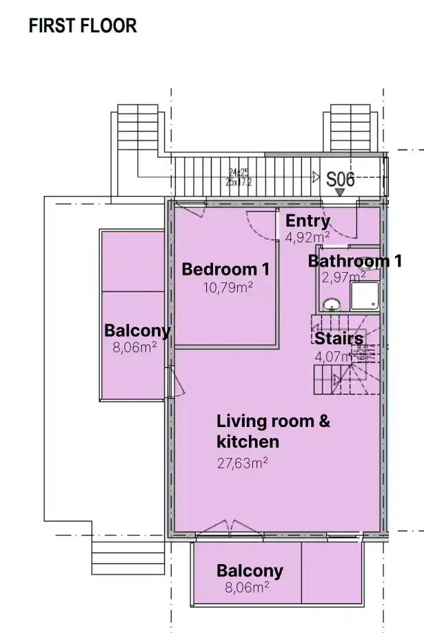 Privlaka - Dom szeregowy z basenem i tarasem na dachu.