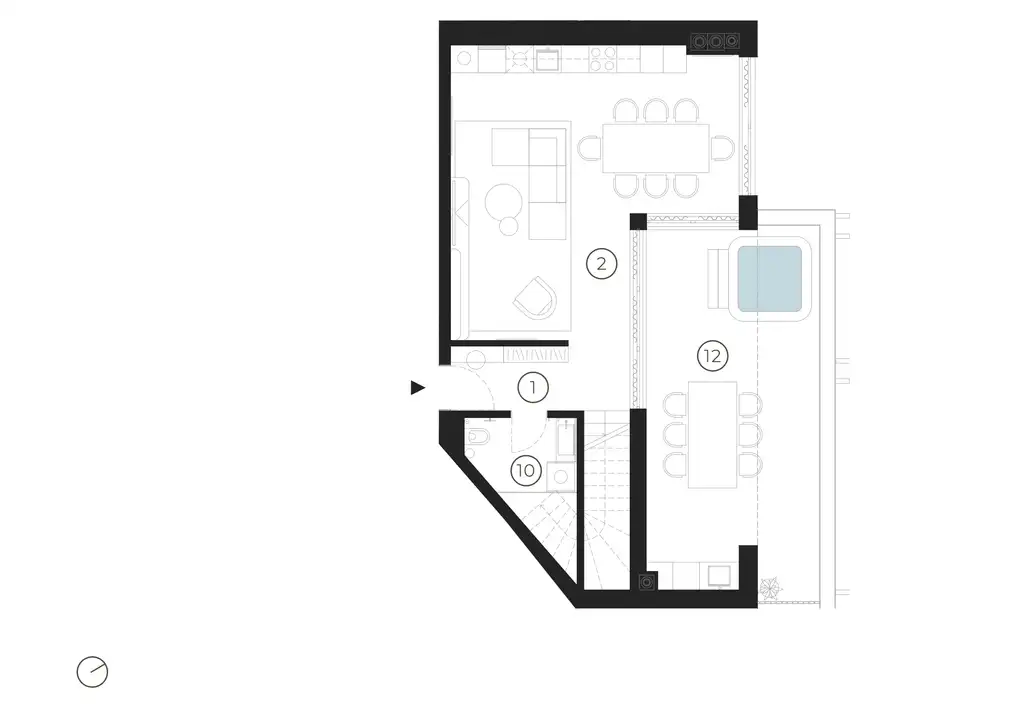 Istra, Umag - Green Tower Hotel & Residence peterosobni apartman