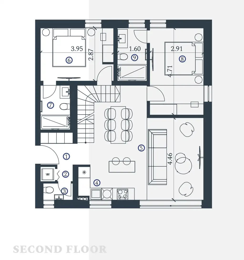 Istra, Petram Resort – dvoetažni penthouse 148 m², krovna terasa