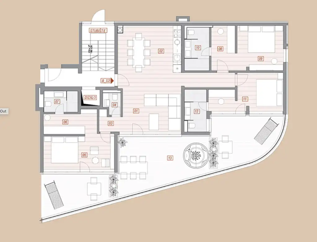 Opatija, Volosko - Luxuriöse Drei-Zimmer-Wohnung Neubau