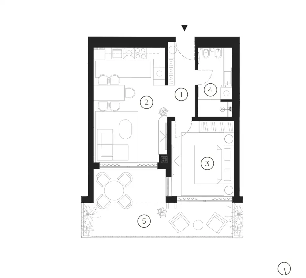 Istrien, Umag - Green Tower Hotel & Residence, Zwei-Zimmer-Apartment