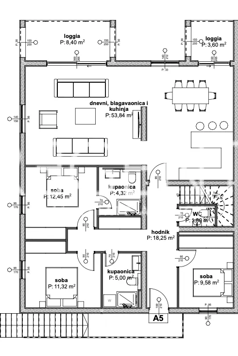 Trogir, Čiovo - Apartmán v luxusnom apartmánovom komplexe blízko mora 30 m2