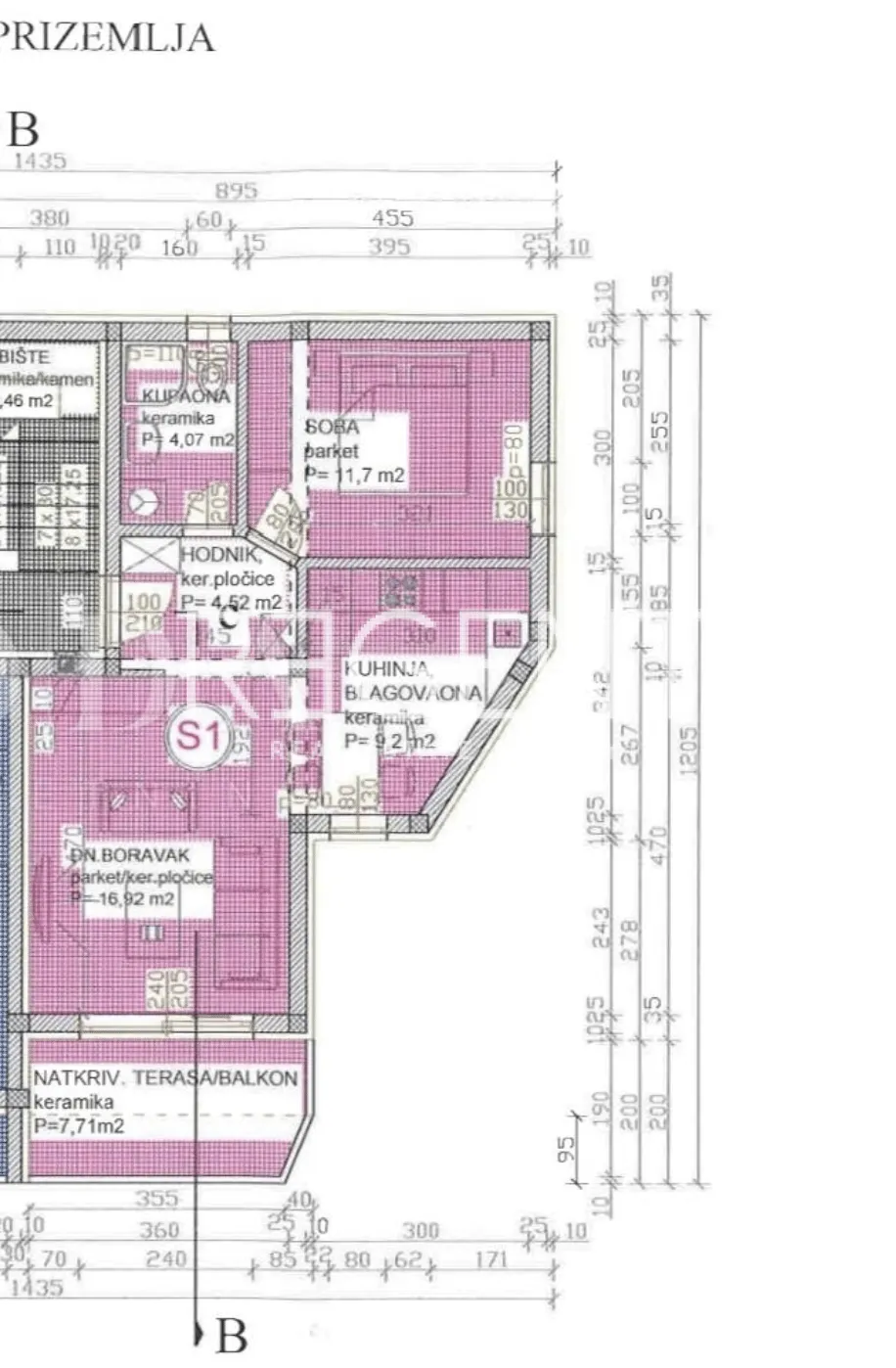 Crikvenica - Třípokojový byt 58 m2 novostavba