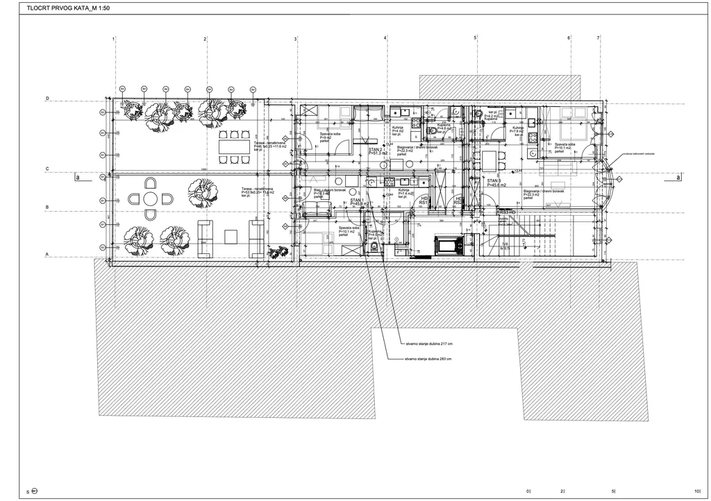 Záhreb, Trešnjevka - dvojizbový byt 50 m2 novostavba