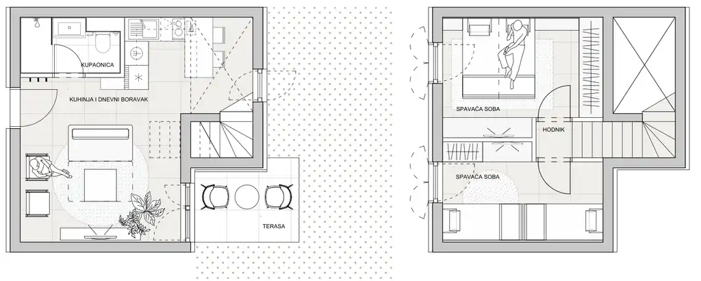 Zadar, Sv. Filip i Jakov - Molum Hotel & Residence třípokojový apartmán