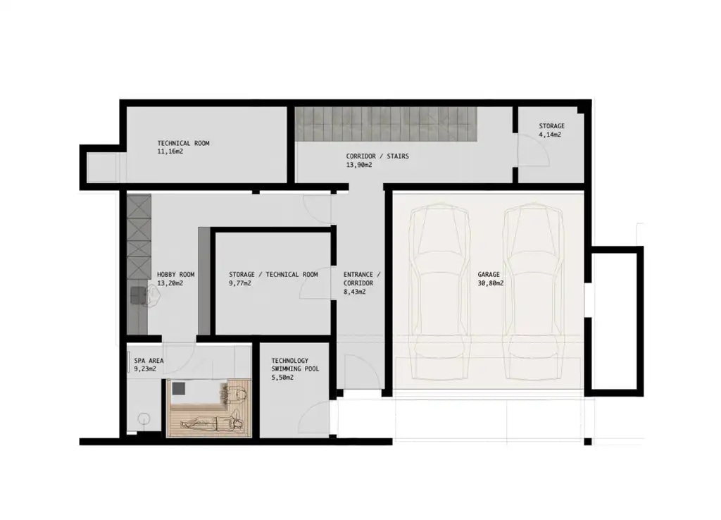 Vila 355 m², bazen, wellness i pogled na more – Split, Jesenice