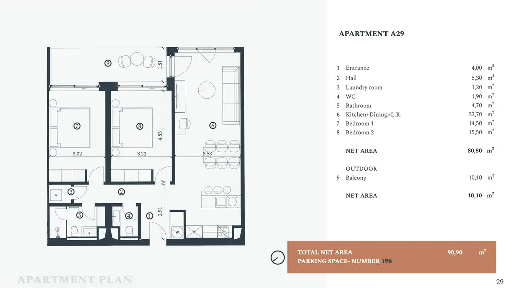 Istria, Savudria, Crveni Vrh – Appartamento Petram Resort in un complesso di lusso di 90 m2